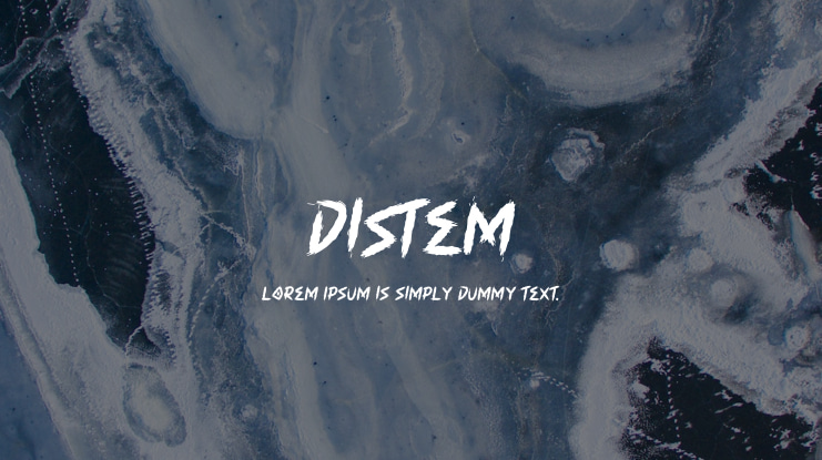 Distem Font