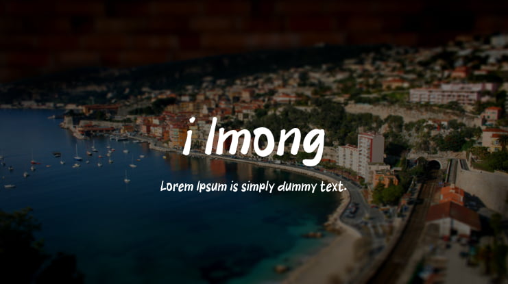 i Imong Font