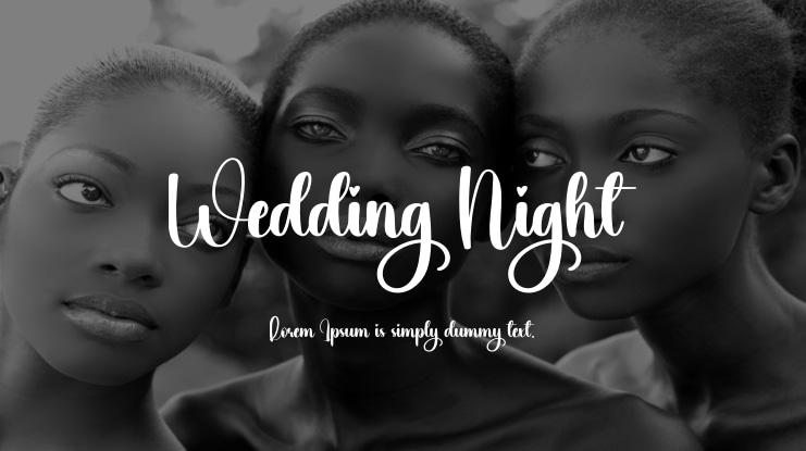 Wedding Night Font