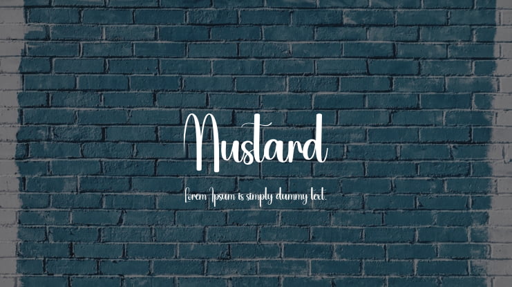 Mustard Font