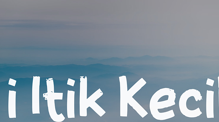 i Itik Kecil Font