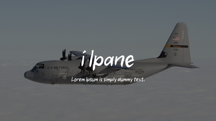 i Ipane Font