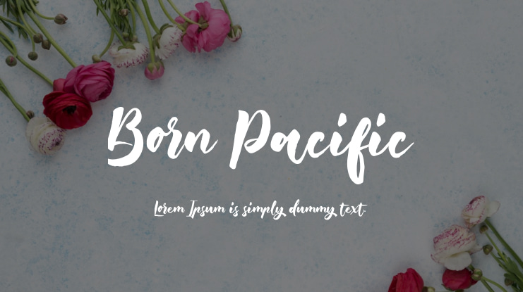Born Pacific Font