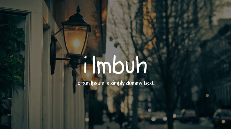 i Imbuh Font
