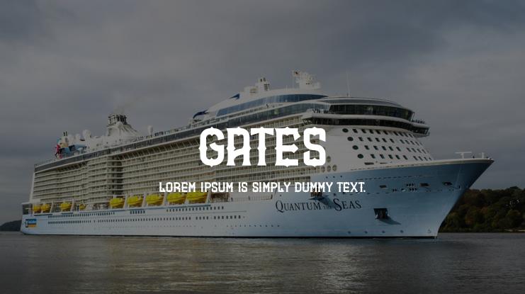 GATES Font Family