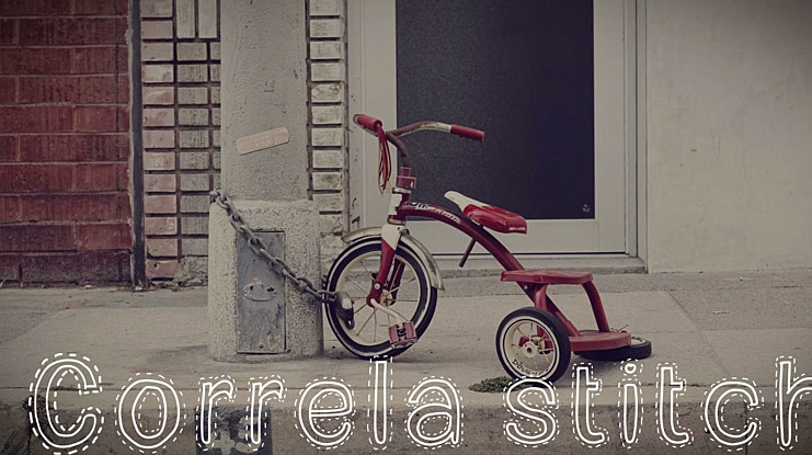 Correla stitch Font