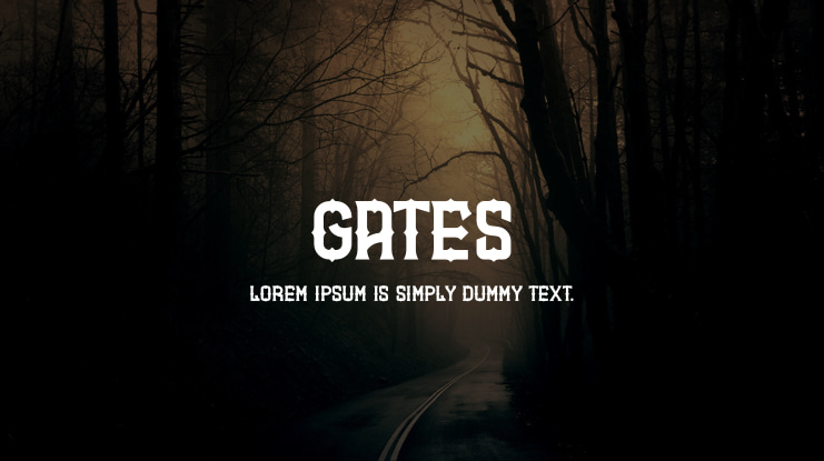 GATES Font