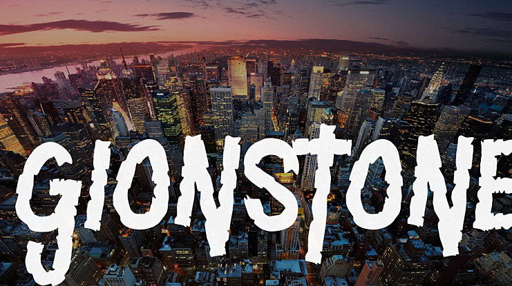 Gionstone Font