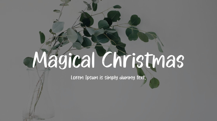 Magical Christmas Font