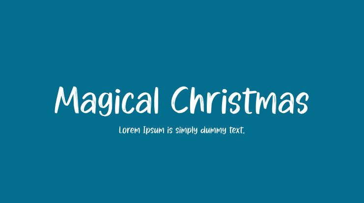 Magical Christmas Font