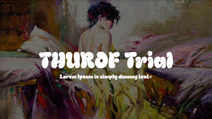 THUROF Trial Font