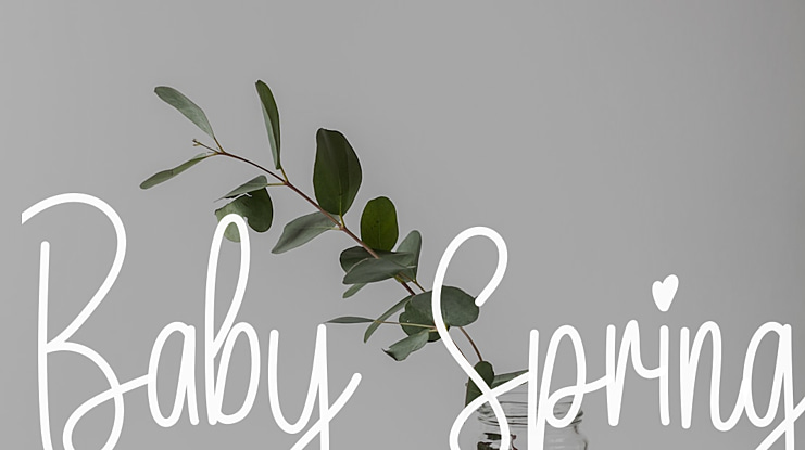 Baby Spring Font