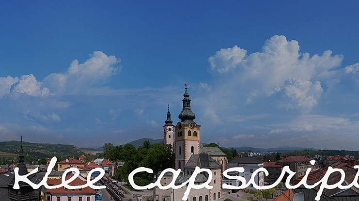 Klee CapScript Font Family