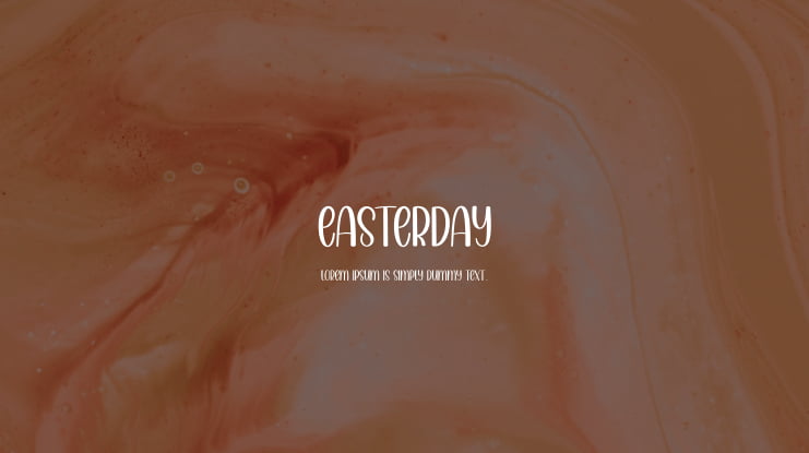 Easterday Font