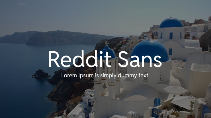 Reddit Sans Font Family