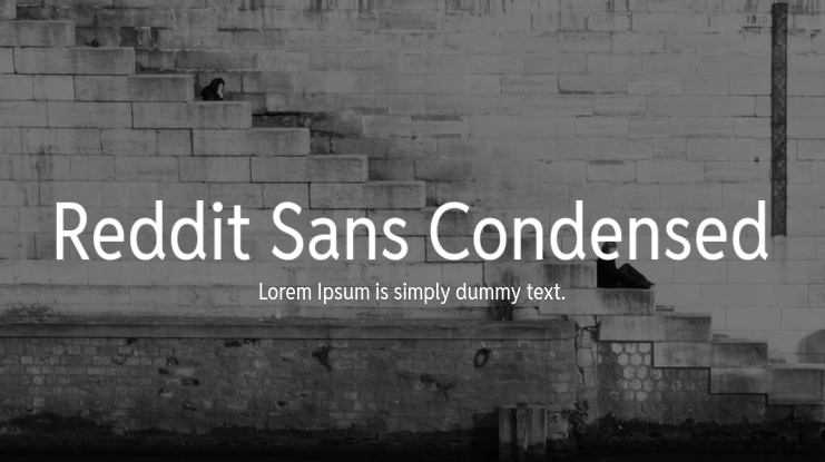 Reddit Sans Condensed Font Family