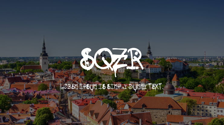 SQZR Font