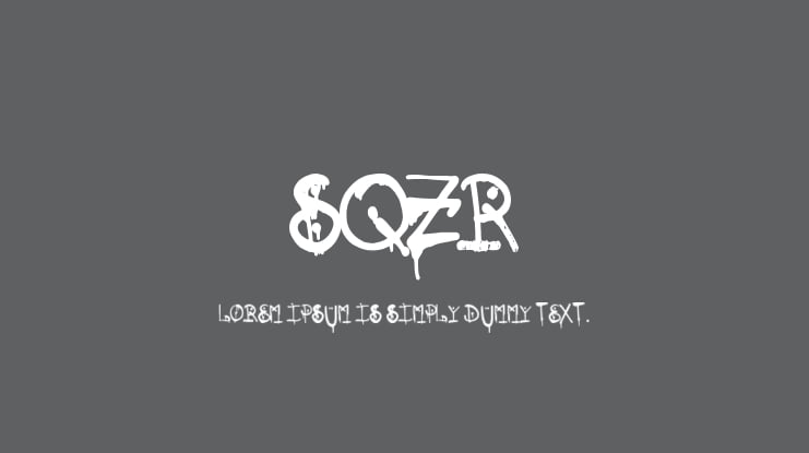 SQZR Font