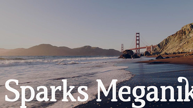Sparks Meganik Font