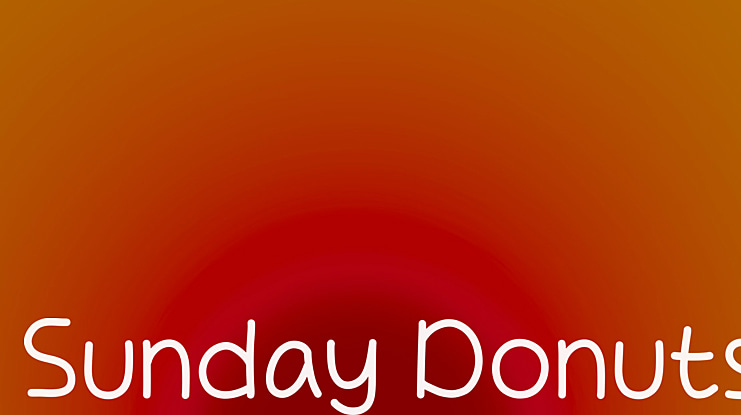 Sunday Donuts Font