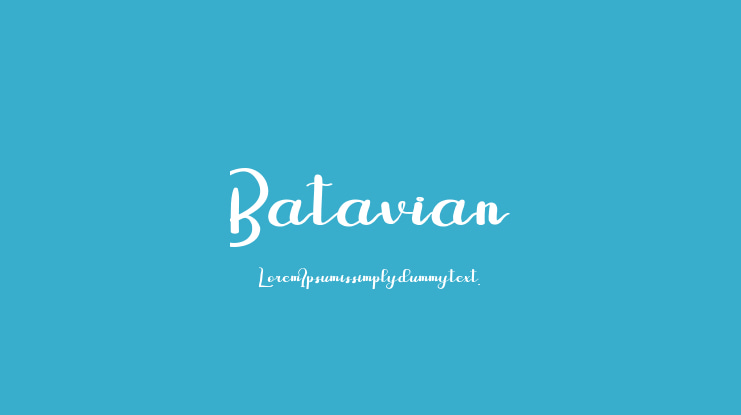 Batavian Font