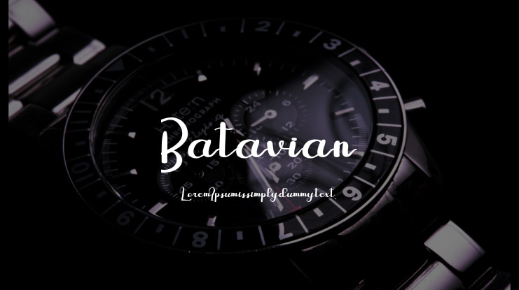 Batavian Font