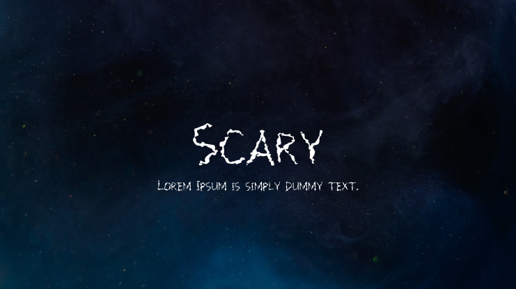 Scary Font