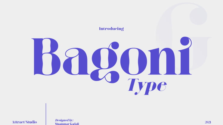 Bagoni Type Font