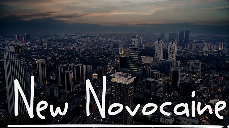 New Novocaine Font