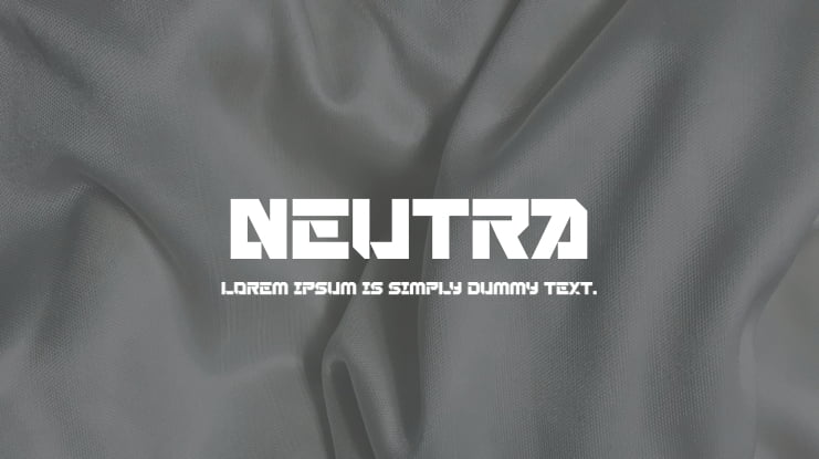 Neutra Font