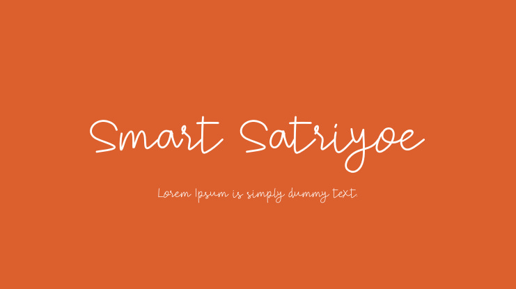 Smart Satriyoe Font