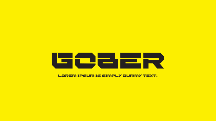 Gober Font