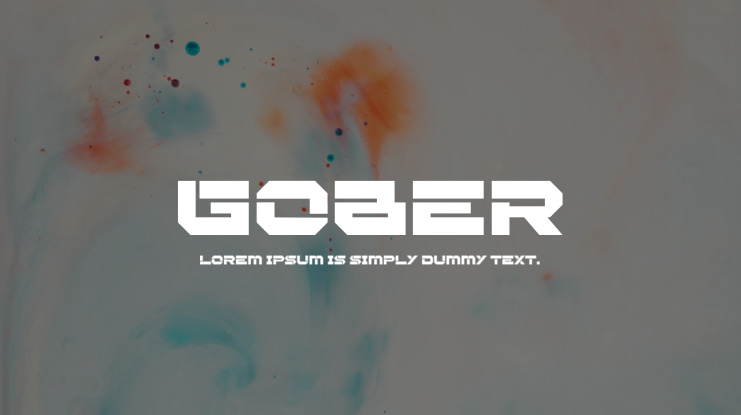 Gober Font
