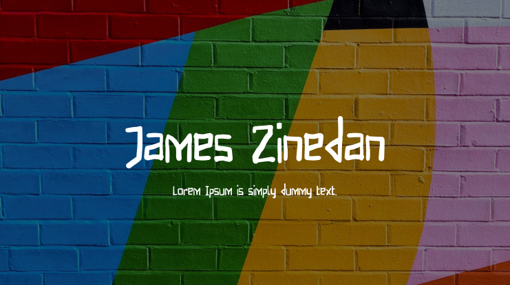 James Zinedan Font