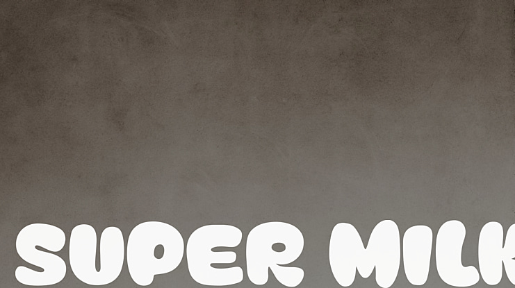 Super Milk Font