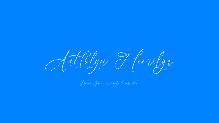 Auttolyn Hemilga Font