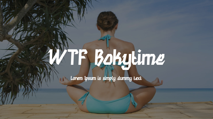 WTF Bokytime Font