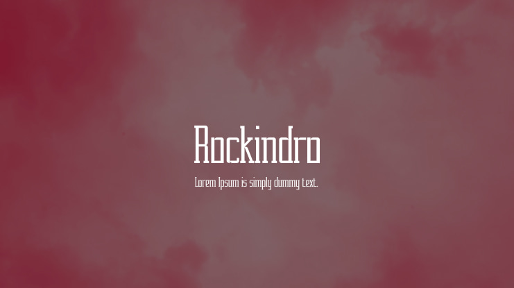 Rockindro Font