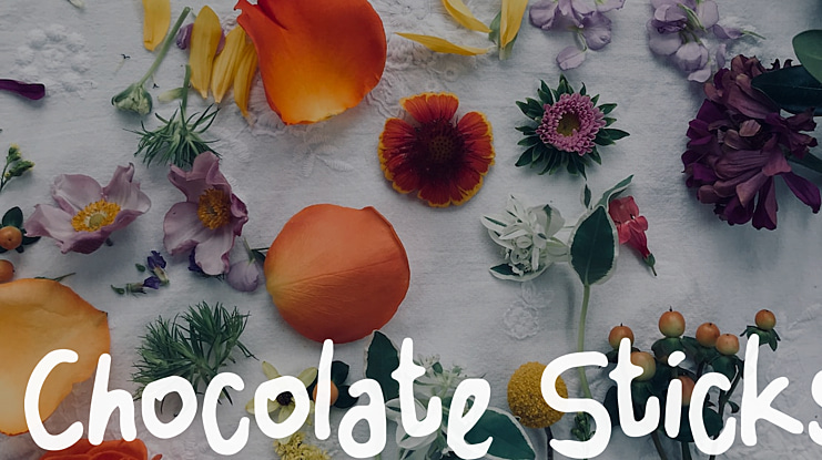 Chocolate Sticks Font