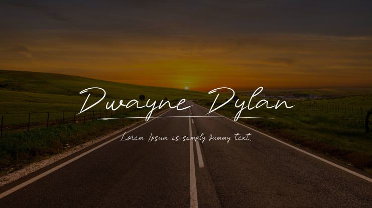 Dwayne Dylan Font