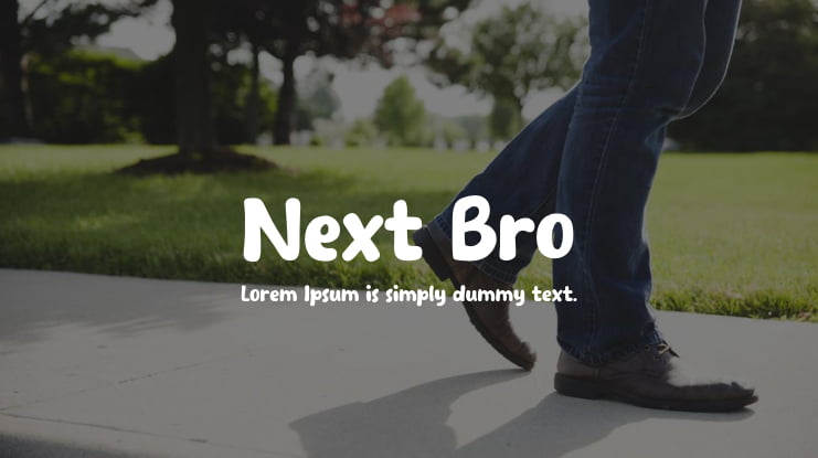 Next Bro Font