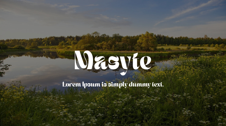 Masyte Font