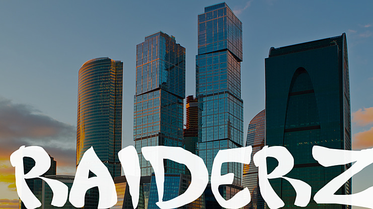Raiderz Font