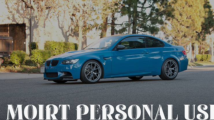 Moirt Personal Use Font