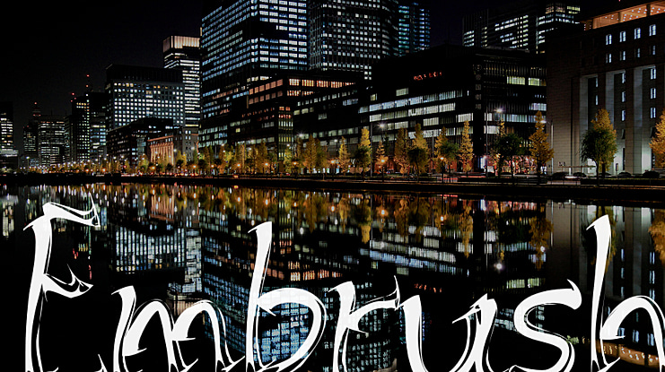 Embrush Font