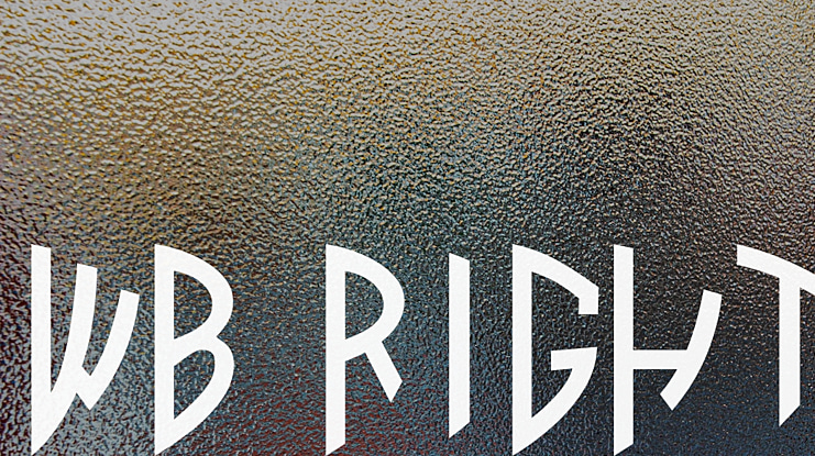 WB Right Font