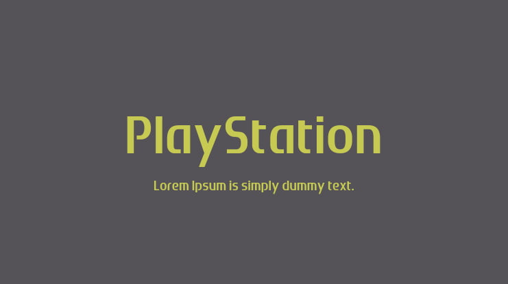 PlayStation Font