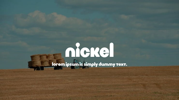 Nickel Font