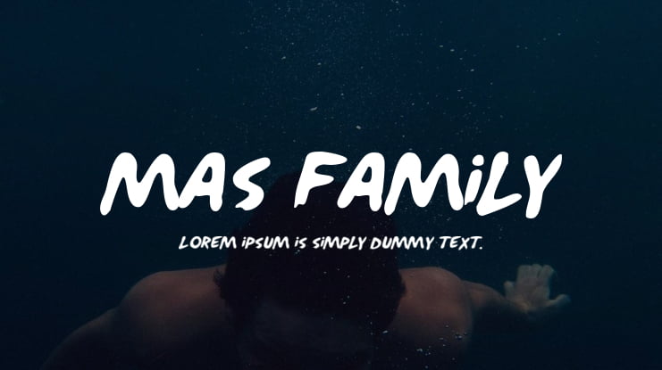 Mas Family Font Family