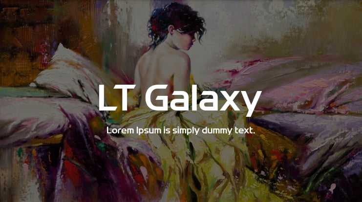 LT Galaxy Font Family